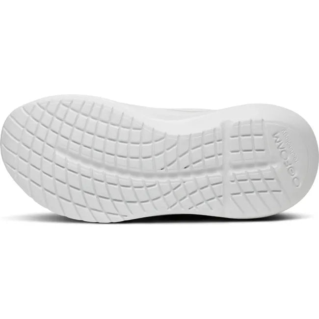 Sole of Women's OOfos OOmy Stride Shoe in White
