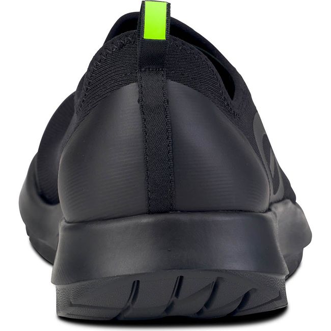 Heel of laceless Men&#39;s OOFOS OOmg Sport in all black