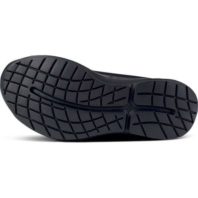 Sole of laceless Men&#39;s OOFOS OOmg Sport in all black
