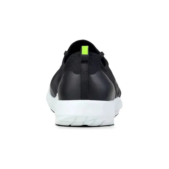 Oofos Men's Sport LS Low Shoe Black/White 5086WHTBLK