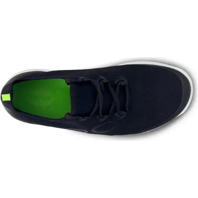 Oofos Men's Sport LS Low Shoe Black/White 5086WHTBLK