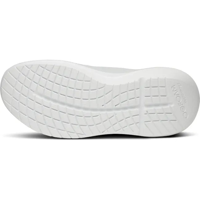Sole of Men&#39;s OOfos OOmy Stride Shoe in Glacier grey