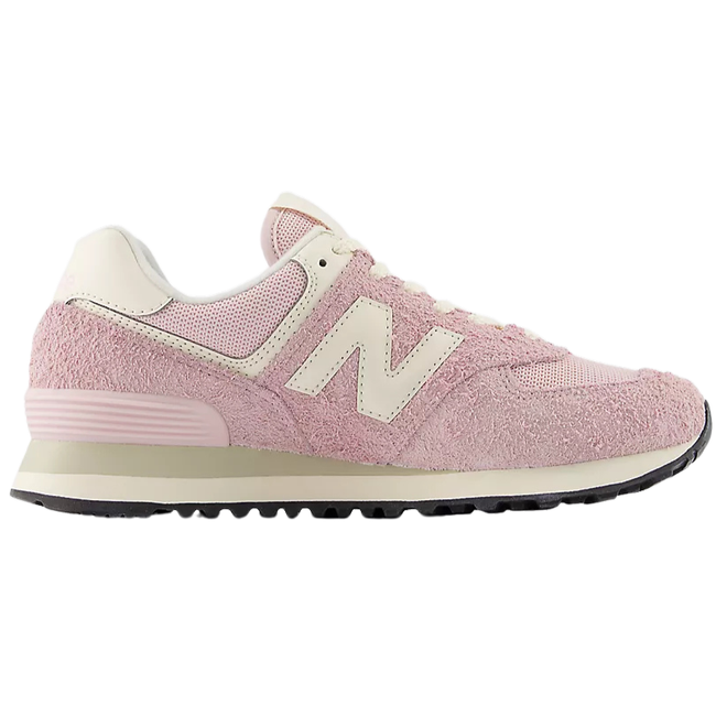 Side of New Balance Women's 574 Lifestyle Shoe in Rose Sugar