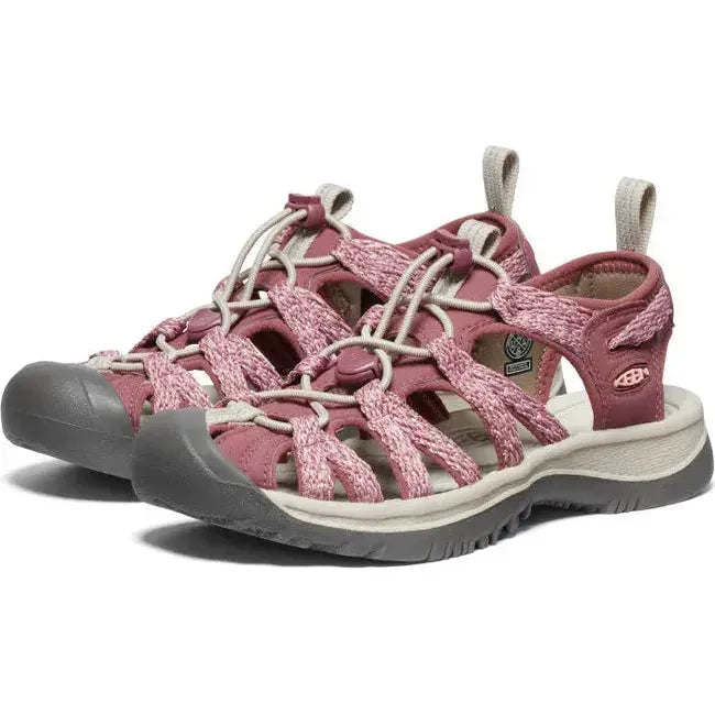 Keen Women&#39;s Whisper Sandal Rose Brown/Peach Parfait 1028816