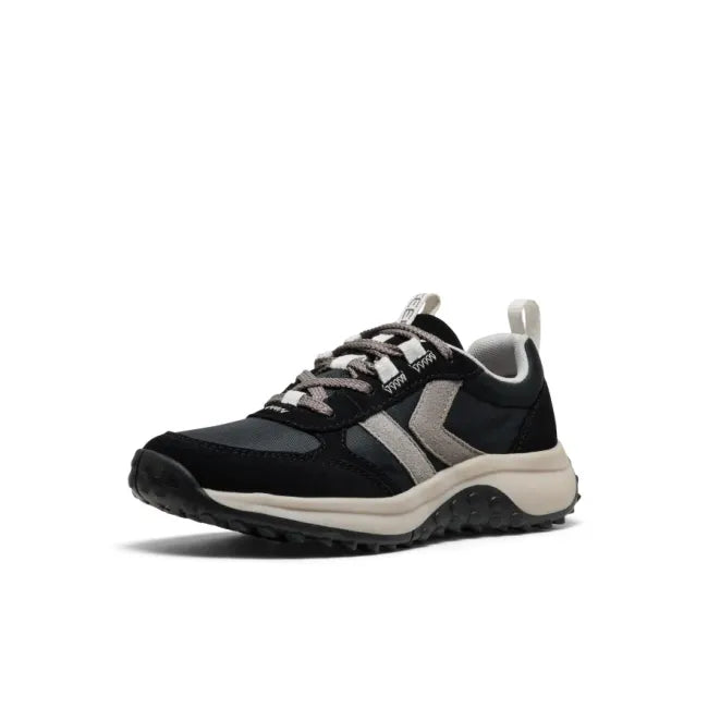 Front of KEEN Big Kids' KS86 Sneaker in black and star white