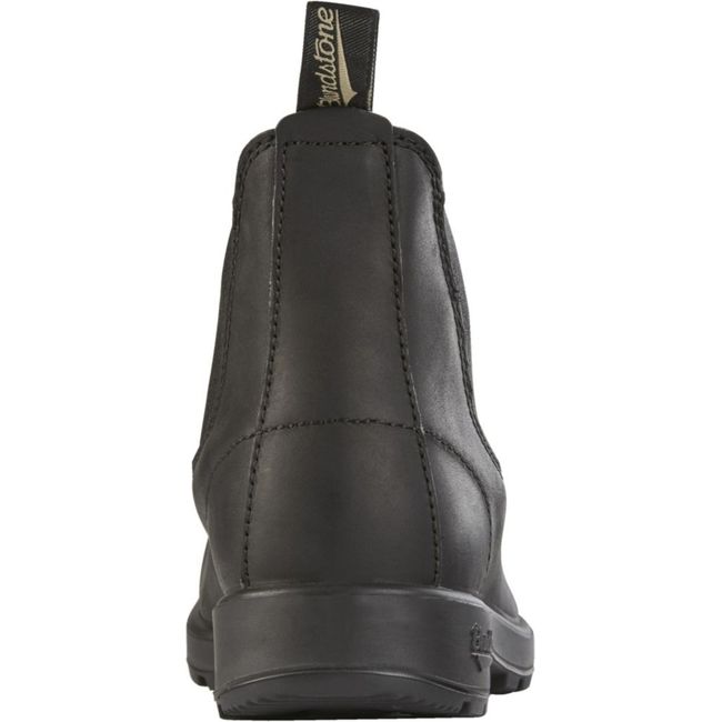 Heel of Unisex Blundstone Orginial 500 Chelsea Boot in stout brown leather