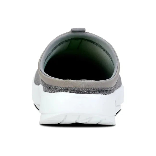 Heel of Men&#39;s OOfos OOcoozie Sport Mule in Slate Grey
