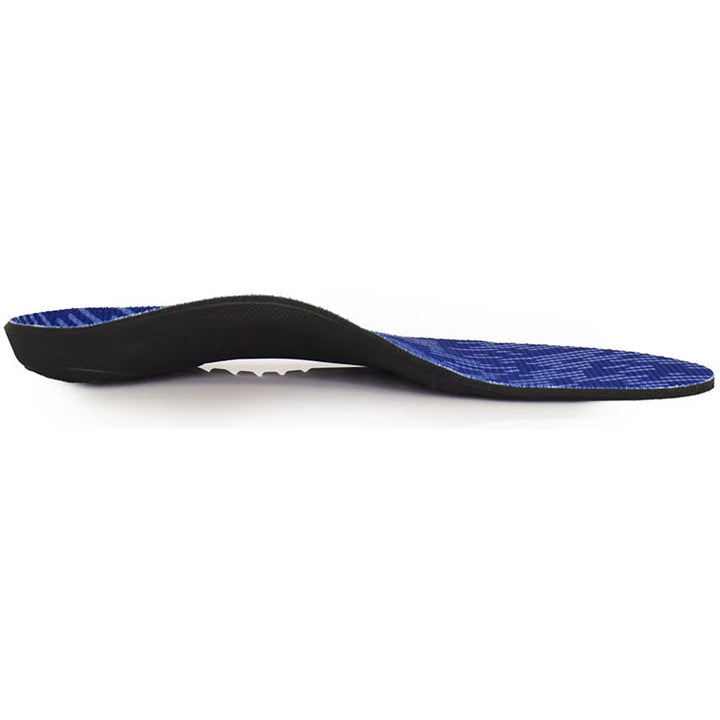 Side profile of PowerStep Unisex Supination Orthotic insole showing arch support