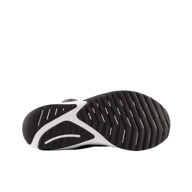 Sole of New Balance Kids' Dynasoft Reveal V4 BOA Running Shoe in Black