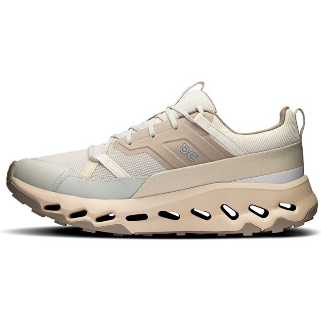 Medial side of Women's On Running Cloudhorizon Trail Running Shoe in Ice Cream Beige