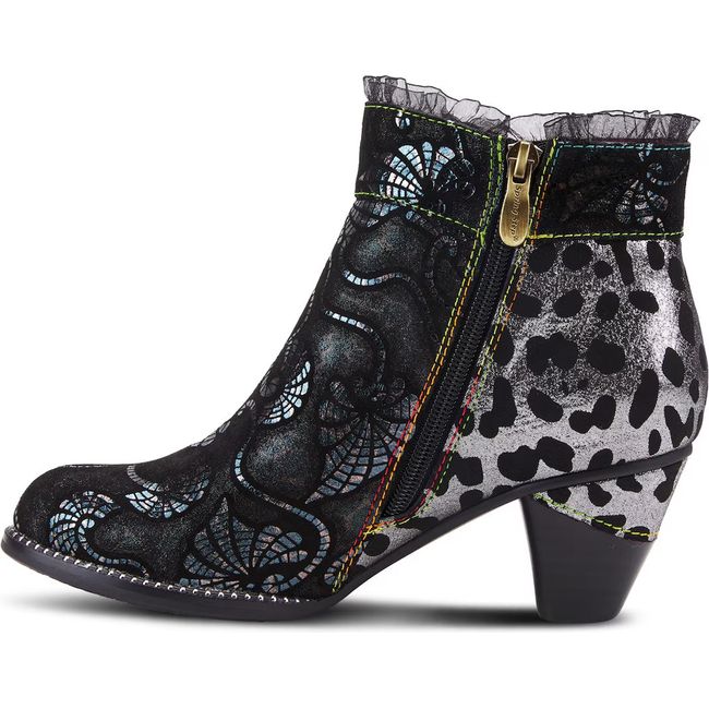 L'Artiste Women's Dessa Bootie Black Multi