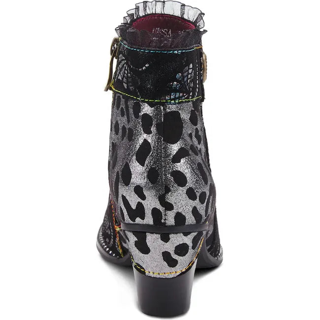 L'Artiste Women's Dessa Bootie Black Multi