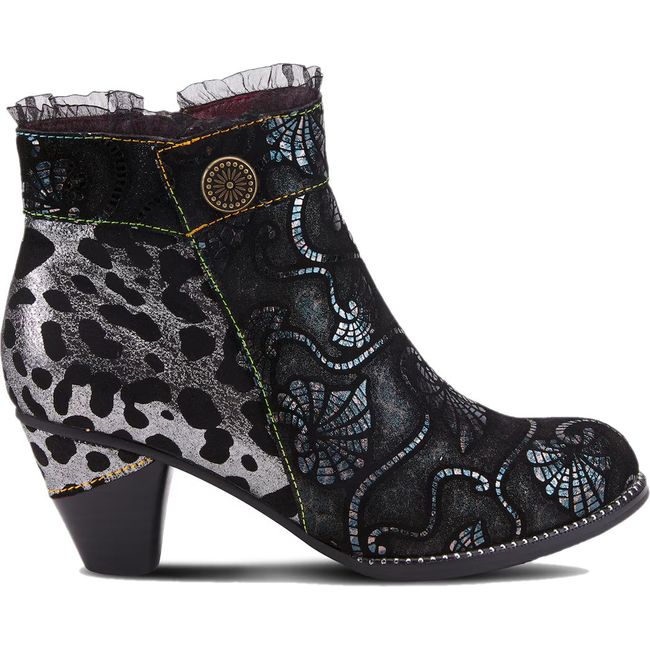 L'Artiste Women's Dessa Bootie Black Multi