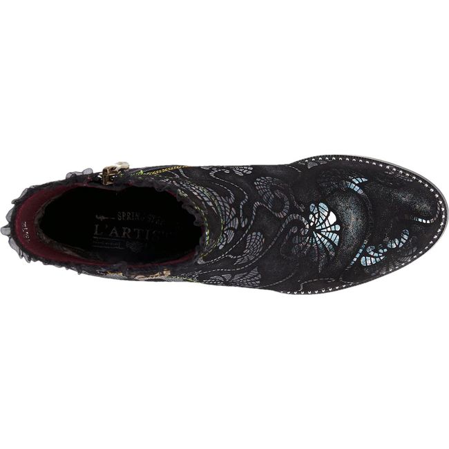 L'Artiste Women's Dessa Bootie Black Multi