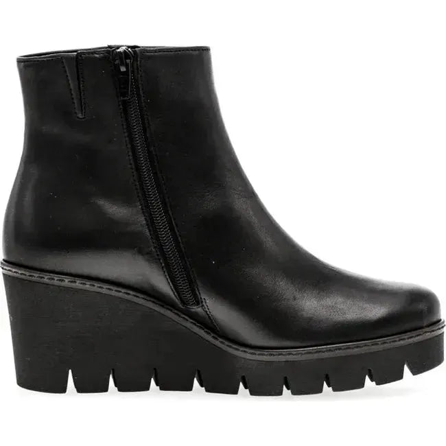 Gabor Women's Wedge Ankle Boot Black 54-780-27