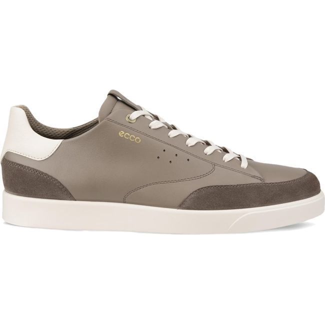 Ecco Men&#39;s Street Lite Luxe Sneaker  Dark Clay/Taupe/Limestone 521394-60798