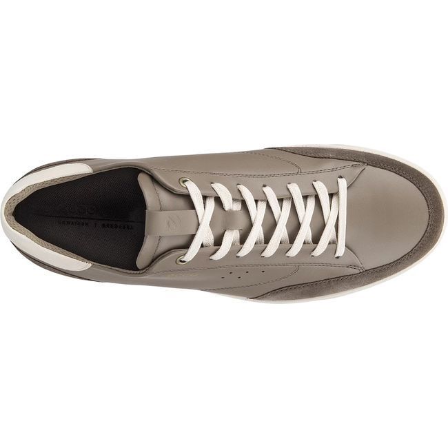 Ecco Men&#39;s Street Lite Luxe Sneaker  Dark Clay/Taupe/Limestone 521394-60798