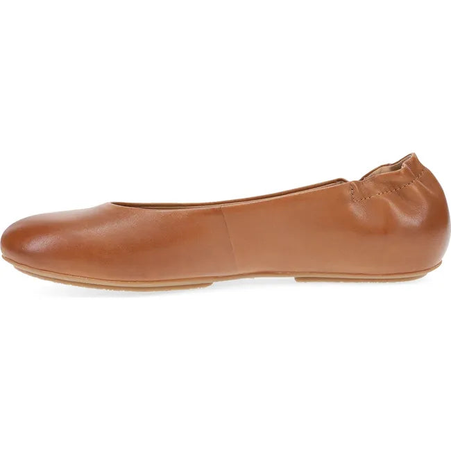 Dansko Women's Mollie Ballet Flat Luggage Nappa 5705640300