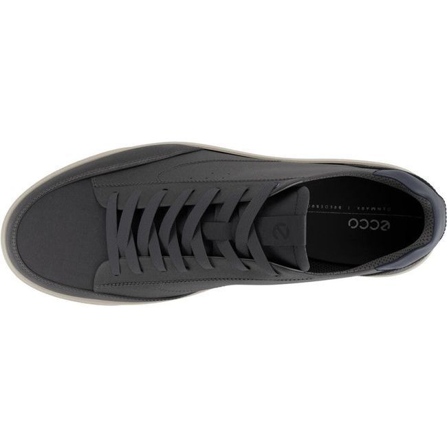 Ecco Men&#39;s Street Lite Luxe Sneaker Moon Rock/Magnet/Steel/Marine 521394-60988