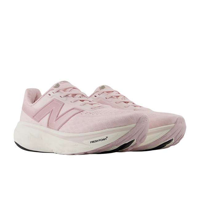 Pair of New Balance Women's Fresh Foam X 1080 V14 Running Shoe in rose sugar pink