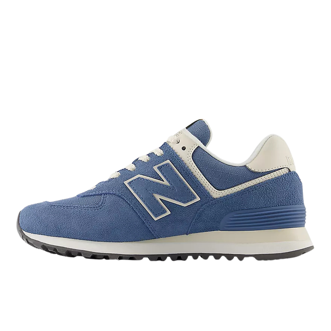 Medial side of New Balance Women's 574 Lifestyle Shoe in New Spruce