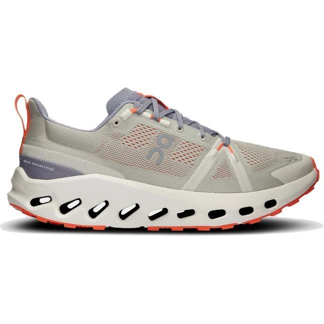 On Running Women's Cloudsurfer Trail Running Shoe Fossil/Ivory 3WE10102878