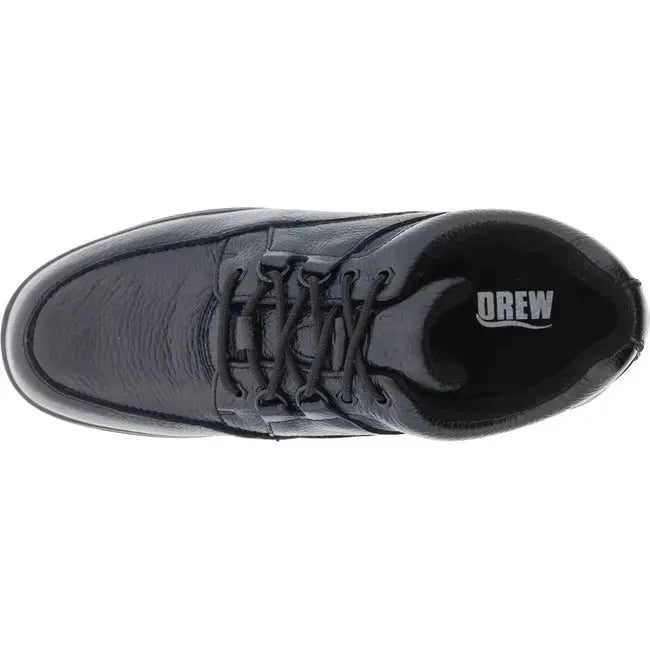 Drew Men's Traveler Shoe Black Pebbled Leather 40973-14