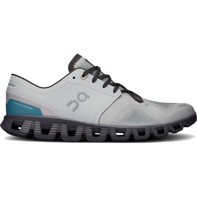 On Running Men's Cloud X 3 Cross Training Shoe Glacier/Iron 60.98102