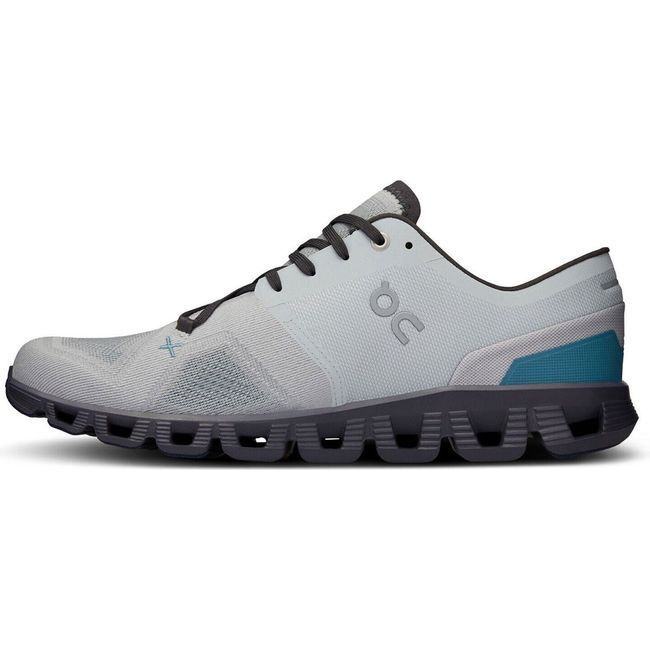 On Running Men's Cloud X 3 Cross Training Shoe Glacier/Iron 60.98102