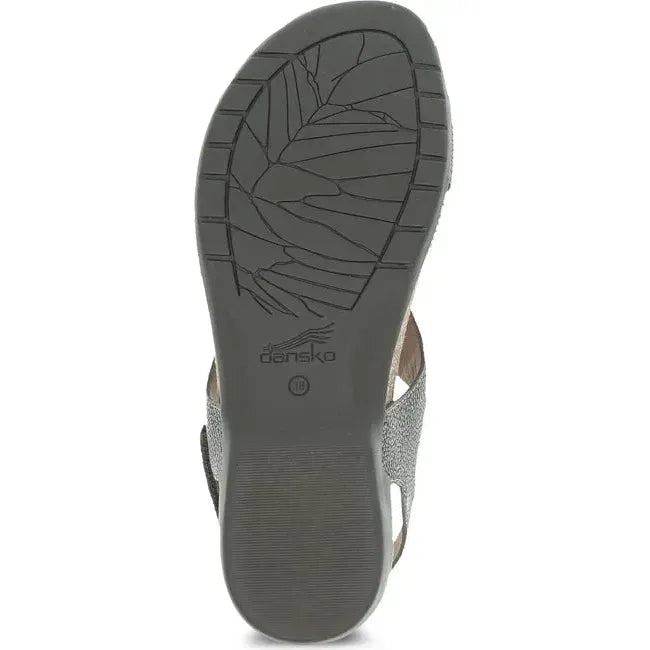 Dansko Women's Recce Sandal Pewter Metallic 6024975300