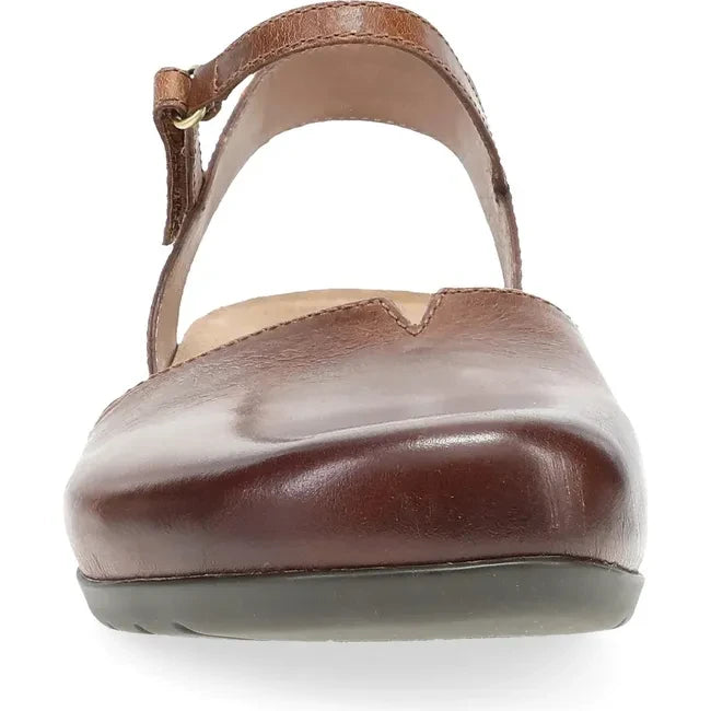Dansko Women's Rowan Sandal Tan Waxy Burnished 6025155300
