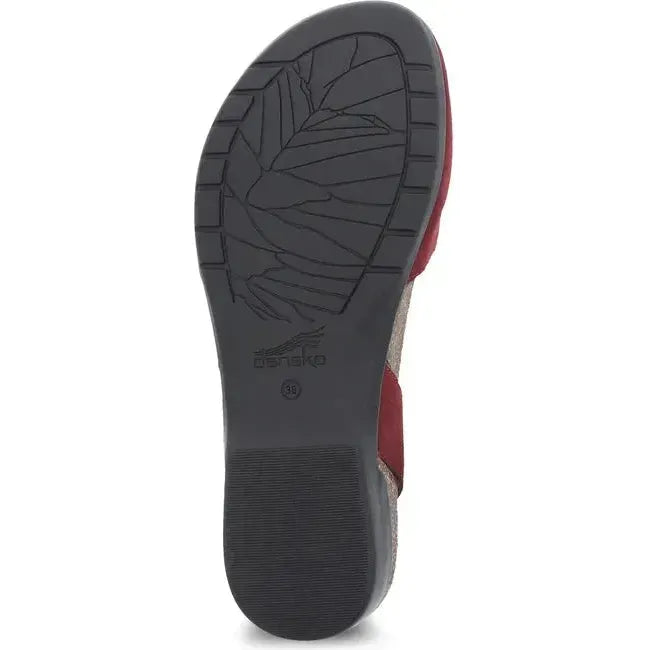 Dansko Women's Rowan Sandal Cinnabar Milled Nubuck 6025225300