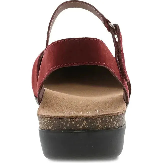 Dansko Women's Rowan Sandal Cinnabar Milled Nubuck 6025225300