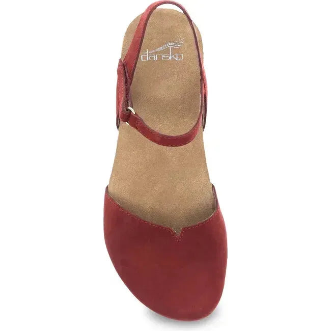 Dansko Women's Rowan Sandal Cinnabar Milled Nubuck 6025225300