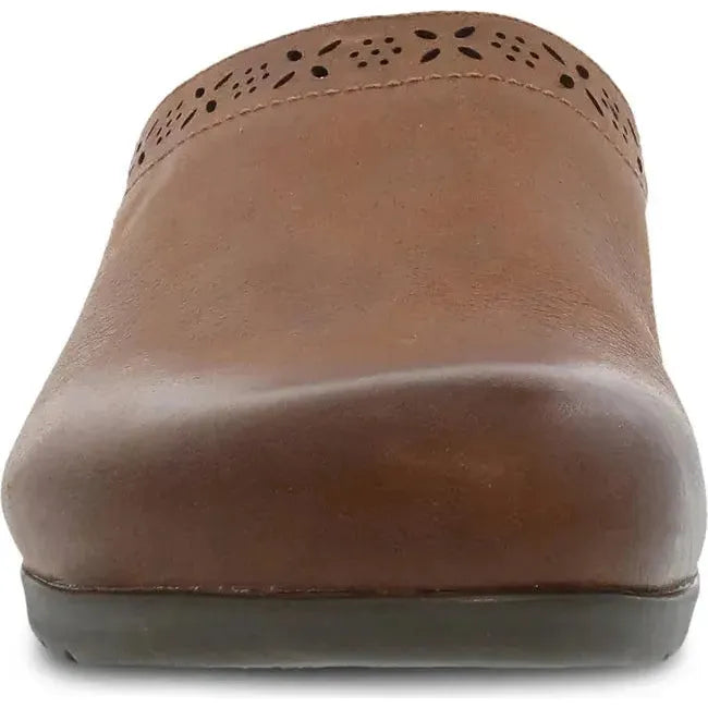 Dansko Women's Robbie Mule Tan Burnished Nubuck 6028155300