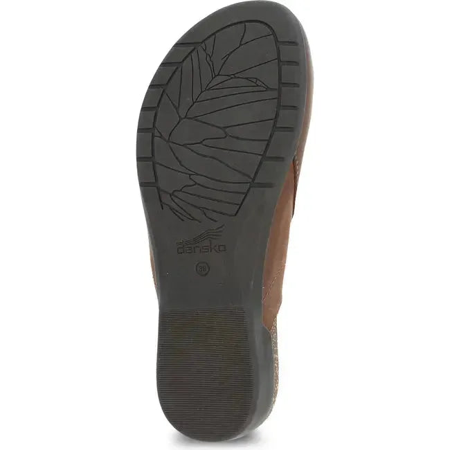 Dansko Women's Robbie Mule Tan Burnished Nubuck 6028155300