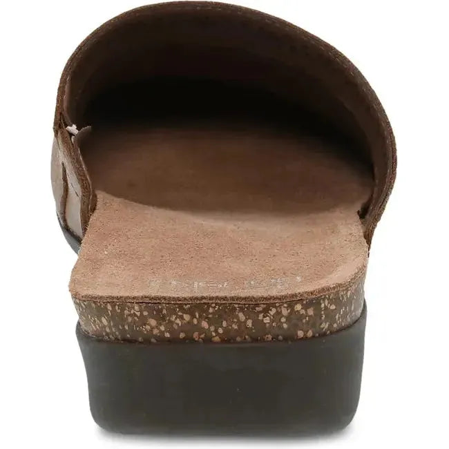 Dansko Women's Robbie Mule Tan Burnished Nubuck 6028155300
