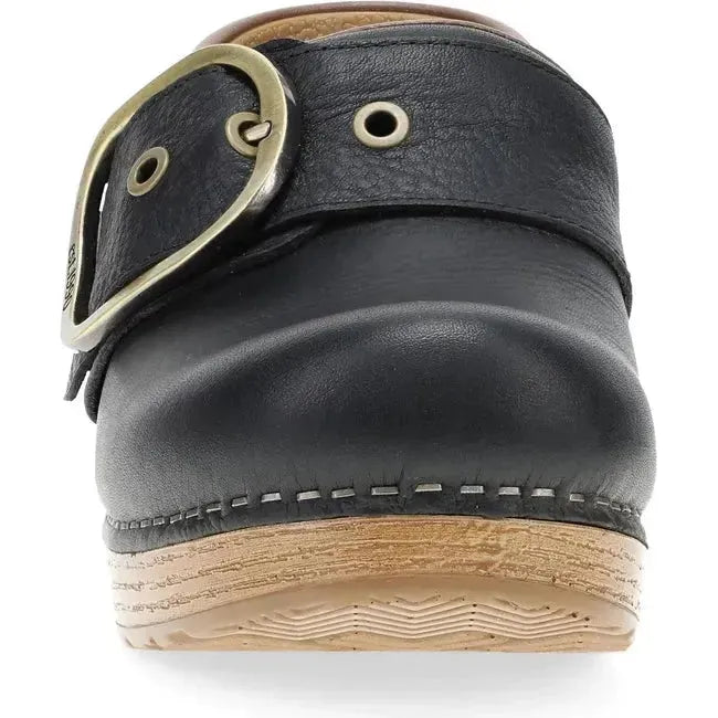 Dansko Women's Pearson Clog Black Tumbled 616026112