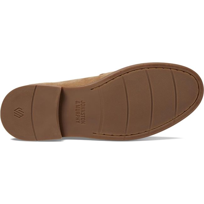 Johnston &amp; Murphy Men's Lyles Venetian Loafer Taupe Suede 20-6670