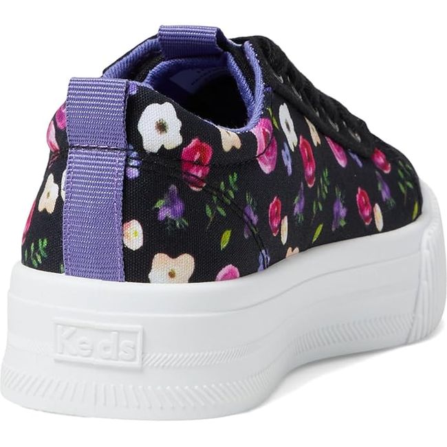 Keds Kids' Triple Step Sneaker Black/Foral KK167364