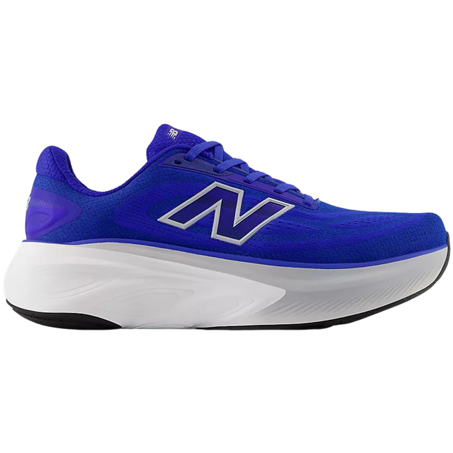 Side of New Balance Men's Fresh Foam X More V6 Running Shoe in Blue Gemstone