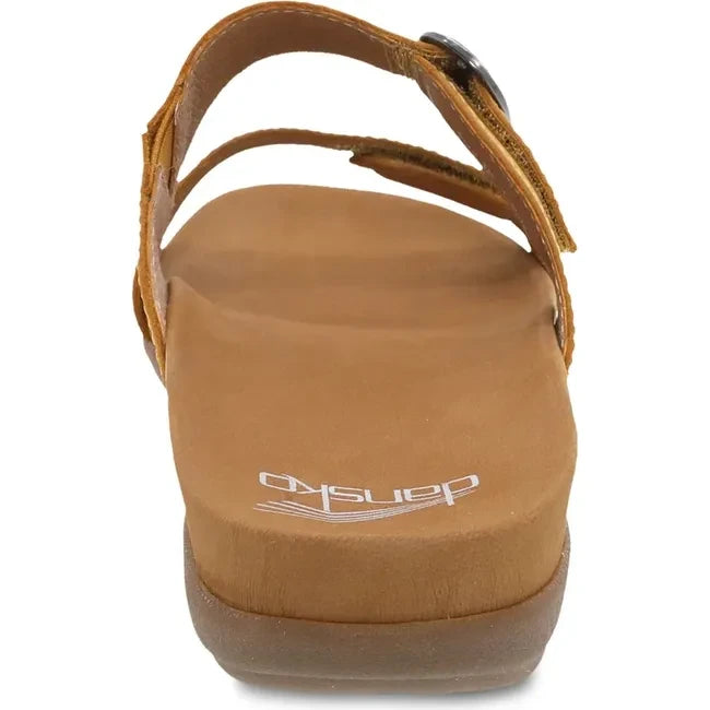 Dansko Women's Justine Slide Sandal Yellow Calf 6220170300