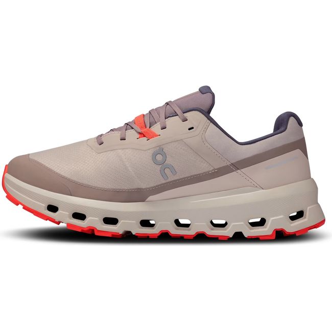 Medial side of Mens On Running Cloudvista 2 Waterproof Trail Running Shoe in Pearl Ice Beige