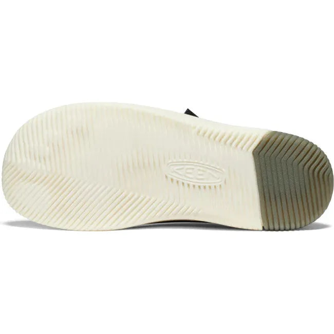 Sole of Men's Keen KNX Leather Sneaker in Black Star White colorway