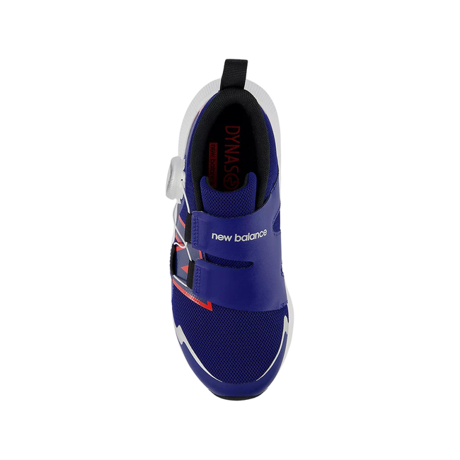 New Balance Kids' DynaSoft Reveal V4 BOA Running Shoe INKWELL/TEAM RED/SILVER METALLIC PTRVLAM4