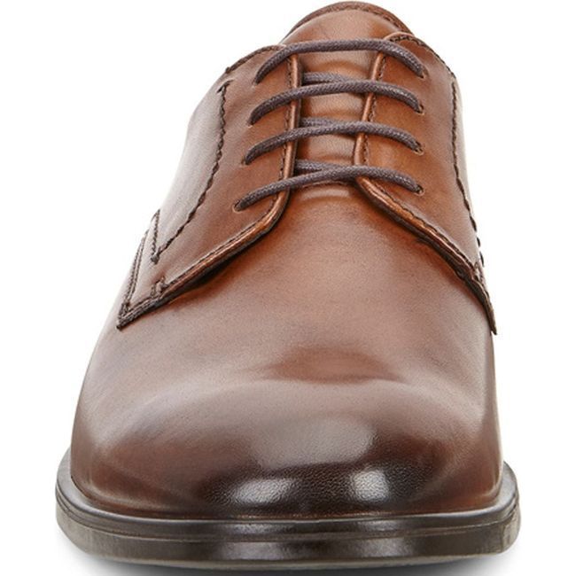 ECCO Men's Melbourne Tie Dress Shoe Amber 621634-01112