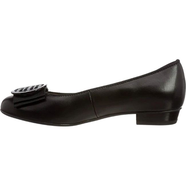 Ara Women's Bambi Ballet Flat Black Leather 12-43720-71
