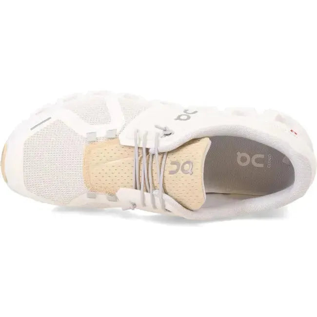 On Running Women&#39;s Cloud 5 Push Running Shoe IVORY/SAVANNAH 69.98003