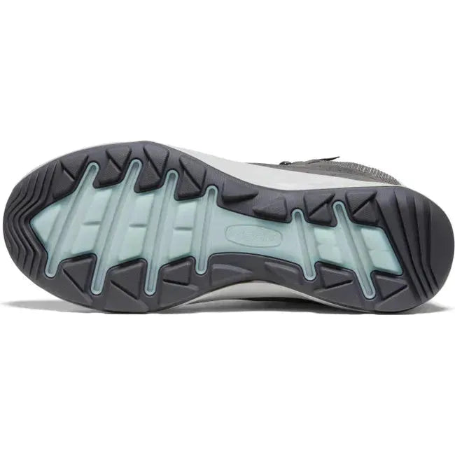 Keen Women&#39;s Terradora Explorer Mid Waterproof Steel Grey/Clear Sky Hiking Boot 1027926