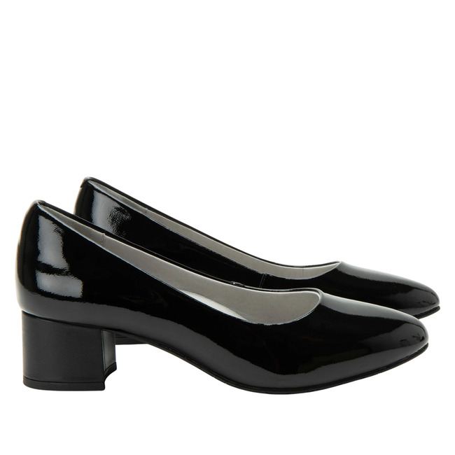 Sides of Alegria Women's Lisah Heels in Black Patent Leather